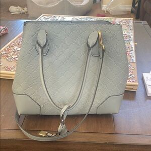 Elegant Gray Handbag